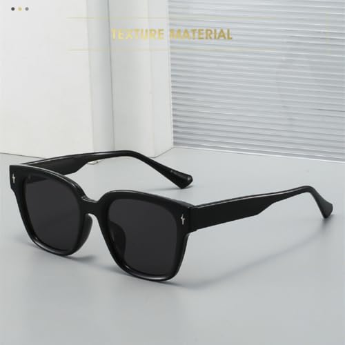 Lunettes de soleil carrées unisexes avec armature métallique robuste - 3