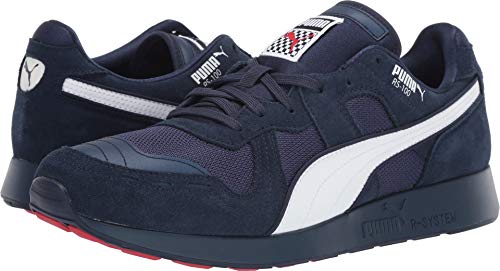 PUMA PUMA Men's RS-100 Sneaker, Peacoat White, 5 M US