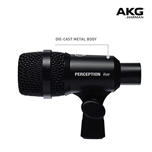 Akg Pro Audio Perception P4 Dynamic Cardiod Microphone Designed For Drums And Percussions, Wind Instruments And Guitar Amps, Black #TOP2