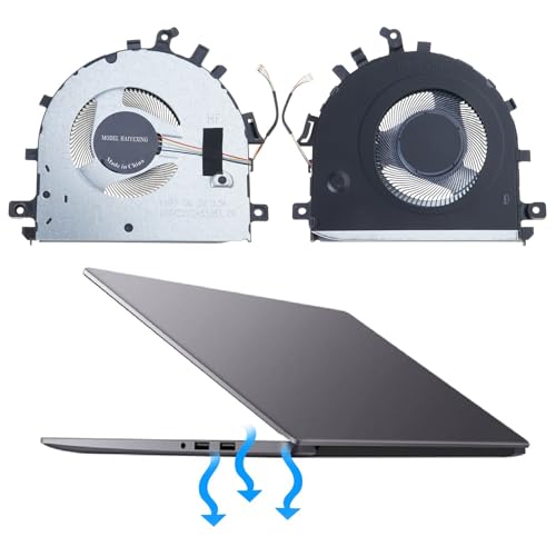 Ventilador de CPU MateBook D15 Bob-WAH9 WAH9P WAE9P accesorio de refrigeración 4 pines 4