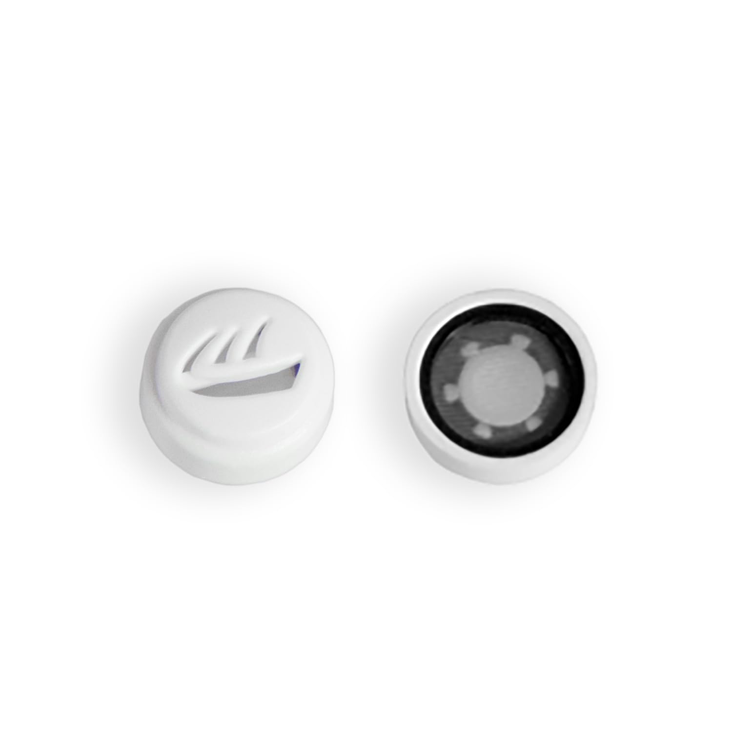 MEE audio 25 dB Flat Response Replacement Filters for Earplugs - Works with Custom and Universal Filtered Earplugs (Pair, White/Black)