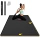 Yogamatte XXL Cambivo 183 cm x 122 cm x 6 mm rutschfest und reißfest