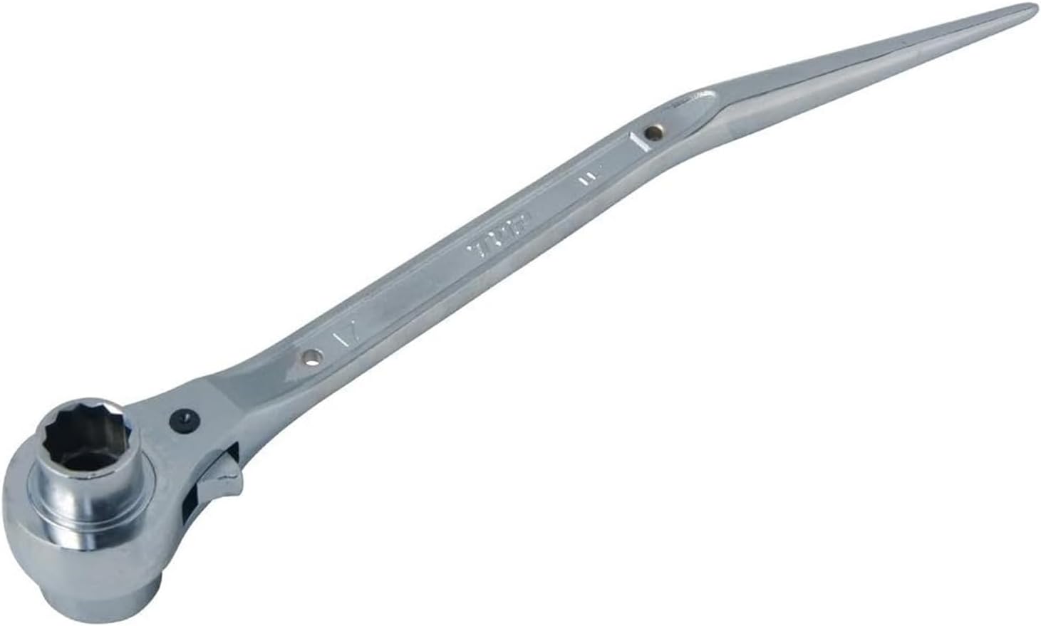 トップ工業(TOP工業) TOP (TOP) RM-17x21N-BT-SV Ratchet Wrench, Ryuya Model, Fully Polished Tobi Specifications, Curved Shino, 0.7 x 0.8 inches (17 x 21 mm)