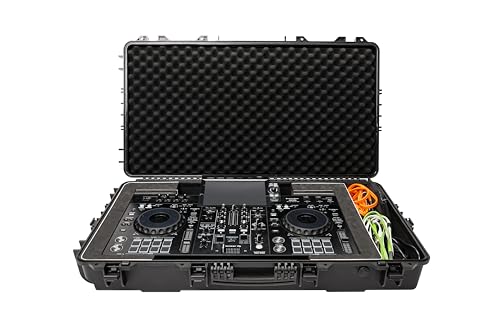 Magma FLXGUARD Hardshell DJ Controller Trolley w/Wheels; Shockproof & Waterproof Lightweight Case Compatible w/DDJ-REV5/7, DDJ-FLX10, DDJ-GRV6, XDJ-RX3, Rane Performer & more for Ultimate Protection