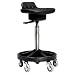 GBP ergonomics 41 – 146 – 324 All Round V-Matic lavoro sedie Medio molla a gas, Nero Plastica Fuss, leggero, ruote 75 mm, 500 – 670 mm altezza