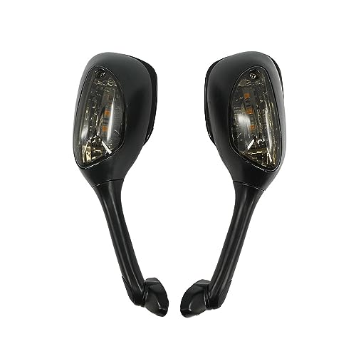 For �X�Y�L GSXR 600 750 1000 2006-2010 K6 K7 K8 SV650 650S �I�[�g�o�C�o�b�N�~���[���A�r���[�T�C�h�~���[ LED �^�[���V�O�i�����C�g(Smoke)