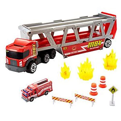 Matchbox Transporteur de véhicules de secours camion de pompier GWM23