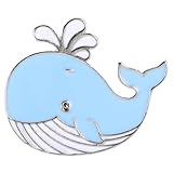 Thème océan fantaisiste : ajoutez une touche de fantaisie à votre garde-robe avec cette adorable broche baleine, adaptée aux de l'océan, jolies épingles pour sacs à , décoration d'intérieur baleine