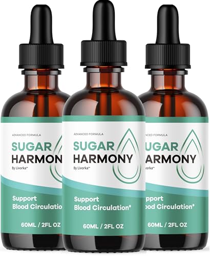 (3 Pack) Sugar Harmony Drops - Official SugarHarmony Advanced Premium Liquid Formula Support Drops - Maximum Strenght, Natural Ingredients For Overall Health & Wellness Reviews, 3 Bottles For 3 Months