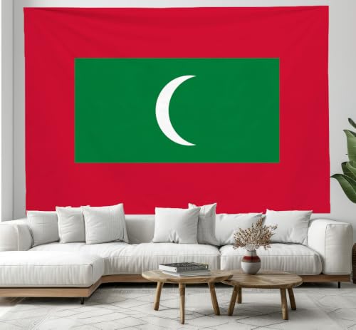 Tapisserie Maldives GLCWARM grande tenture murale en polyester lavable pour salon 180x230cm