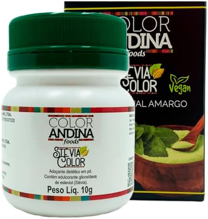 COLOR ANDINA FOOD - Adoçante Stévia 10g | Color Andina | 100% Nat...