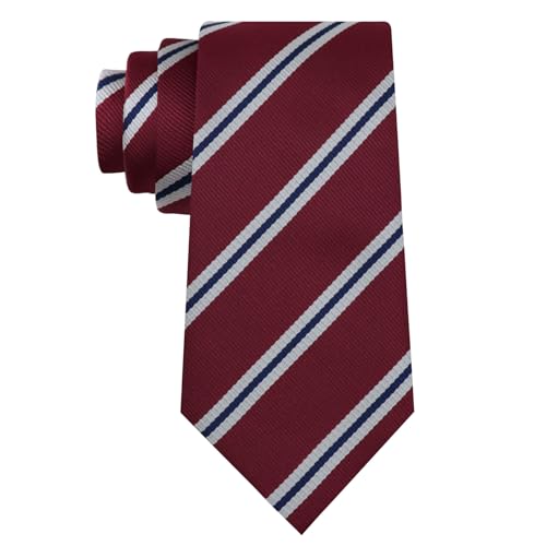 Image of Luckyvestir Striped Ties for Men Classic 3.15 inch Men's Tie Formal Neckties for Business Graduation Dinner Wedding