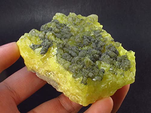 Sulfur Sulphur Cluster From Bolivia - 2.4" - 84.6 Grams #TOP4