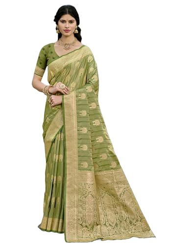 Sari indien en soie femme 10705 costume traditionnel avec chemisier assorti