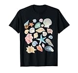Beachy Seashell Coastal Grandma Starfish Ocean Cottagecore T-Shirt