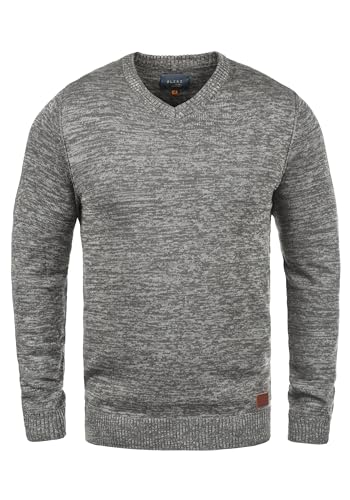 Blend BHDansel Herren Strickpullover Feinstrick Pullover mit V-Ausschnitt,...