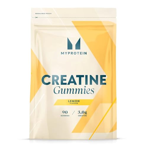 Myprotein Gominolas de Creatina Monohidratada Limón | 3g Creatine por Porción | 90 Gominolas de creatina sabor limón | Mejora el Rendimiento y la Potencia en Ejercicio de Alta Intensidad