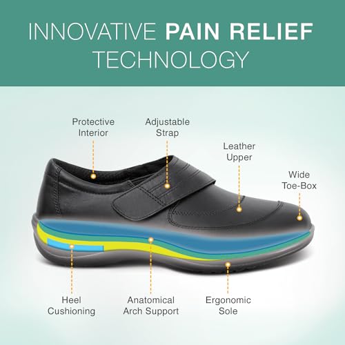 Orthofeet Women's Orthopedic Leather Emily Casual Shoes3