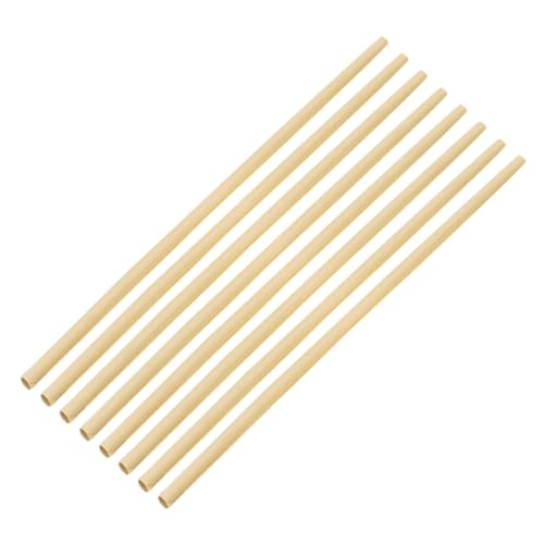 Pitillos desechables de trigo chocolate 100 pcs miniatura 1
