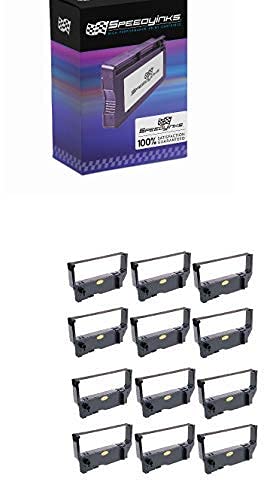 SPEEDYINKS Compatible POS Ribbon Cartridge Replacement for Star Micronics RC200BR (Black and Red, 12 Cartridge Pack) Compatible with HSP 7543 Slip MP100 MP200 MP212 MP216 MP221 MP231 MP232 MP235 MP2