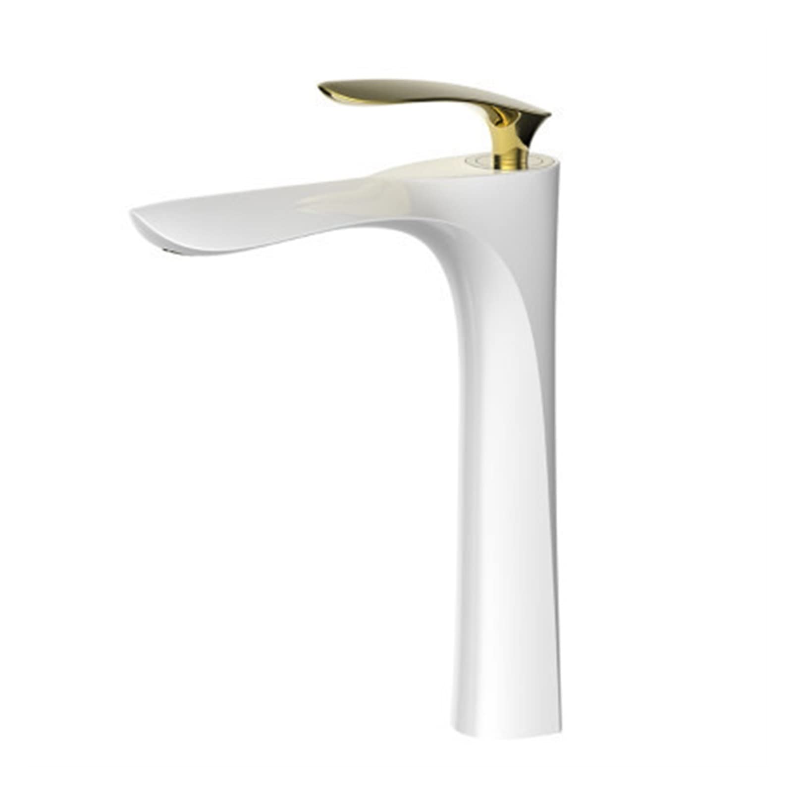 Mooilko Auburn Bathroom Basin Faucets Gold Sink Mixer Tap Hot Cold Single Handle Deck Mounted Lavatory Crane Water Tap Rose Gold/Black Easy To Install(Auburn)