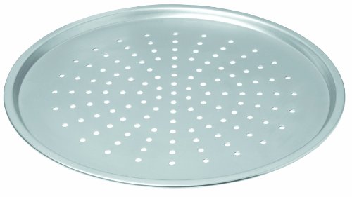 Chicago Metallic Commercial II Traditional Uncoated Perforated Pizza Crisper, Perfect for making delicious pizza pies right in your own oven, 14-Inches