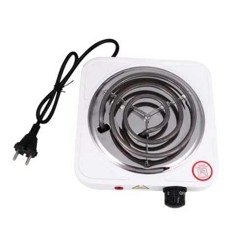 SMASOLO Fornello da Caffè a Testa Singola Portatile 1000w Controllo Temperatura Regolabile, Stufa Elettrica Domestica Compatta Bruciatore a Bobina per Cucina e Campeggio