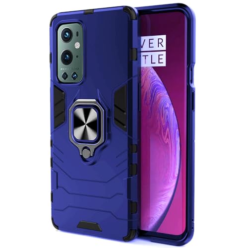 Image of amazon basics Basic Case for OnePlus 9 Pro 5G (Polycarbonate, Thermoplastic Polyurethane Deep Blue)
