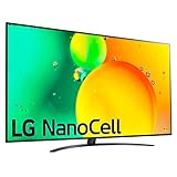LG Televisor 70NANO766QA - Smart TV webOS22 70 pulgadas (177 cm) 4K Nanocell, Procesador de Gran Potencia 4K a5 Gen 5, compatible con formatos HDR 10, H y HGiG