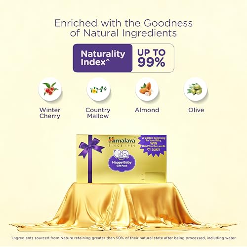 Image of Himalaya Baby Golden Gift Pack | Chance to Win a Gold Voucher Worth ₹1 Lakh | No 1 Dr Recommended Brand | Complete Baby Care Kit |Safe for Newborns