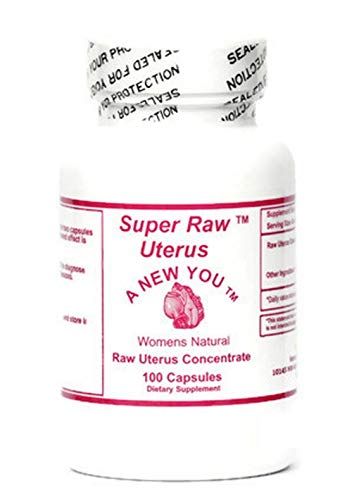 Raw Uterus Glandular Pills for Crossdressing, Transgender and Trans-Women