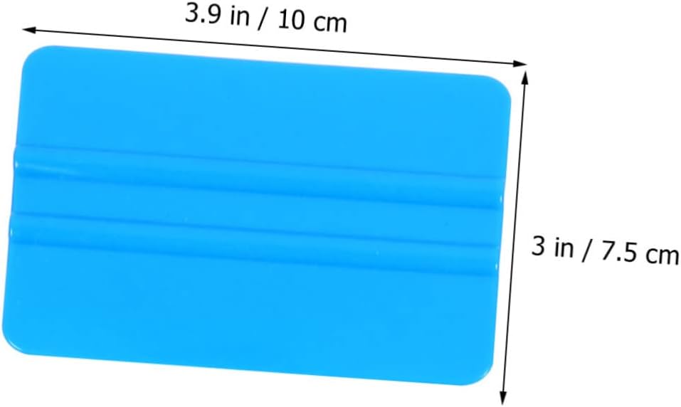 Mikikit 8pcs Double-Sided Scraper Tool Wallpapersmoothing Vinyl Squeegee for Car Film Applicator