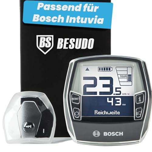 Besudo Set di custodie protettive per display e unità di controllo Bosch Intuvia – Protezione schermo Controler Unit Cover Protezione da graffi, urti – Set 017 K