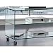 Mesa de Televisión de Cristal con Ruedas Kolet 90 cm