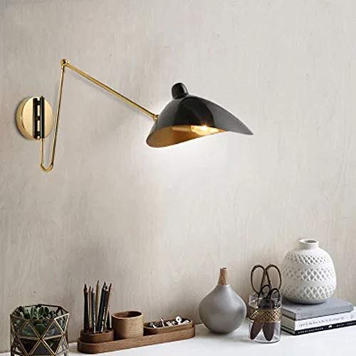 Lampe de chevet orientable avec support mural pliant AMUCK - 7