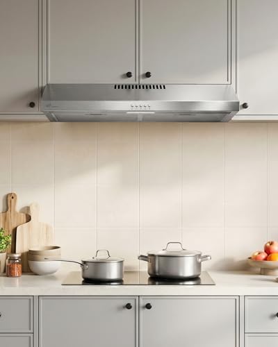 Upstreman 30 Inch Under Cabinet Range Hood, Stainless Steel Vent Hood-HU30 - 1