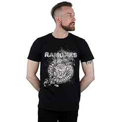 Absolute Cult Ramones Homme Bowery Manhole T-Shirt - Les Beatles, Paul McCartney, John Lennon, RIngo Starr, George Harrison