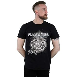 Absolute Cult Ramones Homme Bowery Manhole T-Shirt - Les Beatles, Paul McCartney, John Lennon, RIngo Starr, George Harrison