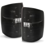KUAFU Pair Tail Lights Compatible with 2014-2018 Chevy Chevrolet Silverado 1500 2500 3500 HD GMC Sierra 3500 HD Dually Model Taillight Brake Lamp w/o Bulbs Black Housing Smoke Lens