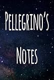 Pellegrino's Notes: Personalised Name Notebook - 6x9 119 page custom notebook- unique specialist personalised gift!