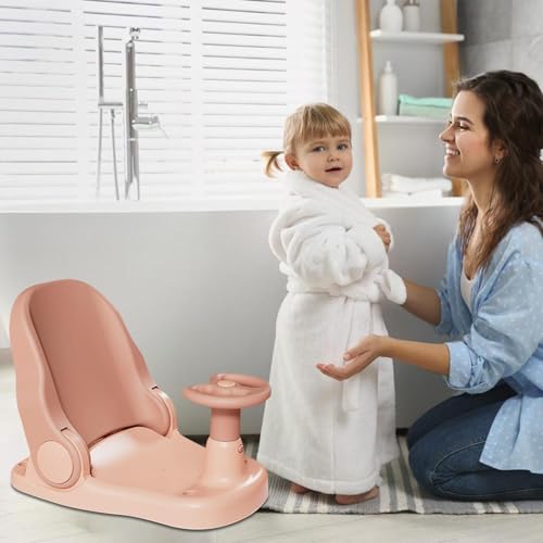 Assento de chuveiro para crianças, assento de criança para banho,Assento de banho dobrável com vento