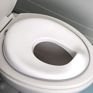 Toilet Training Seat Fits Round & Oval Toilets, for Boys & Girls Non-Slip