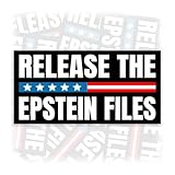 Release The Epstein Files | Bumper Sticker or Car Magnet | Trending Quotes Magnetic Bumper Sticker TrucksCars [7.5x3.75]