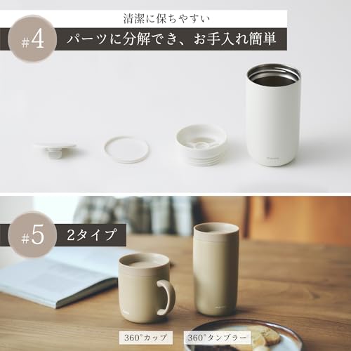 マーナ (marna) 360°タンブラー cocuri (380ml)