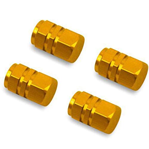 SHUANGCONG Camión Auto aleación de Aluminio Tapa de la válvula del neumático neumático Boquilla de Gas válvula núcleo Tapa Oro