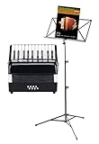 CLASSIC CANTABILE SECONDO ACCORDÉON ENFANT : Accordéon pour enfants dès 3 ans, 22 touches de chant, 8 touches de basse