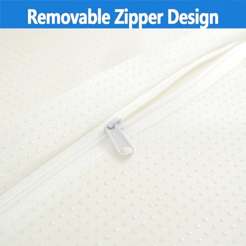 Coussin de siège en mousse à mémoire de forme rond et déhoussable - 6
