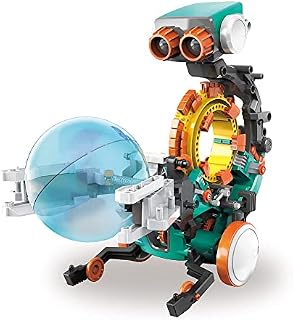 CONSTRUCT & CREATE 5 in 1 Mechanical Coding Robot
