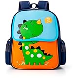 Mochila Infantil Escolar de Costas Divertida Aulas Passeio Modelo:Azul e Laranja