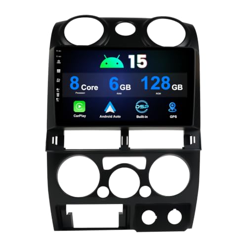 MISONDA 6GB + 128GB Android 15 Autoradio pour Isuzu D-Max 2009-2012 sans Fil CarPlay Android Auto 9 Pouces IPS Car Stereo avec DSP Mirror Link Bluetooth WiFi GPS FM/RDS SWC Caméra+MIC
